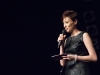 Moderatorin Annie Heger beim Plattsounds Bandcontest 2017
