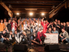 Die Musiker*innen bei Plattsounds 2023 auf der Bühne im Zollhaus, Leer