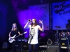 Die Band Skyline B (Lena Feyen, Gesang; Jens Linnemann, Gitarre, Jacqueline Schulte, Gitarre; Julia Klinkhamer, Bass; Hannes Willms, Drums) performt ihren Song